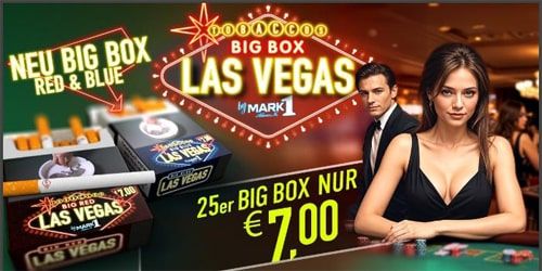 Las Vegas Zigaretten Big Box nur 7 Euro